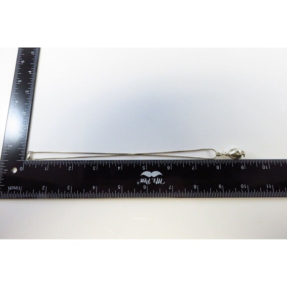 Articulated Sterling Silver Penguin On 16" Sterling Snake Chain - Picture 8 of 8